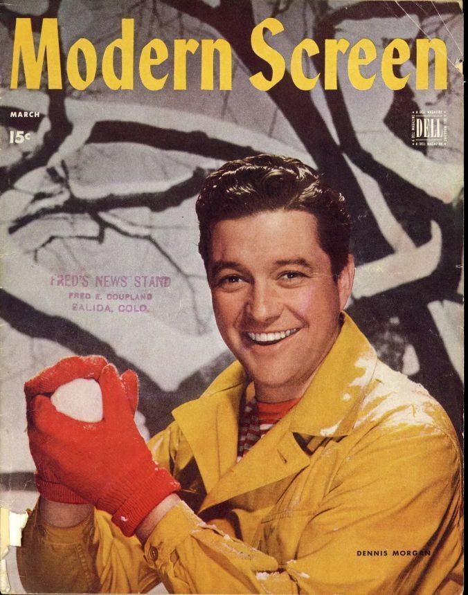 MODERN SCREEN magazine side cover Issue 184 March 1946